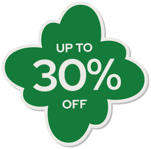 Up to 30% off